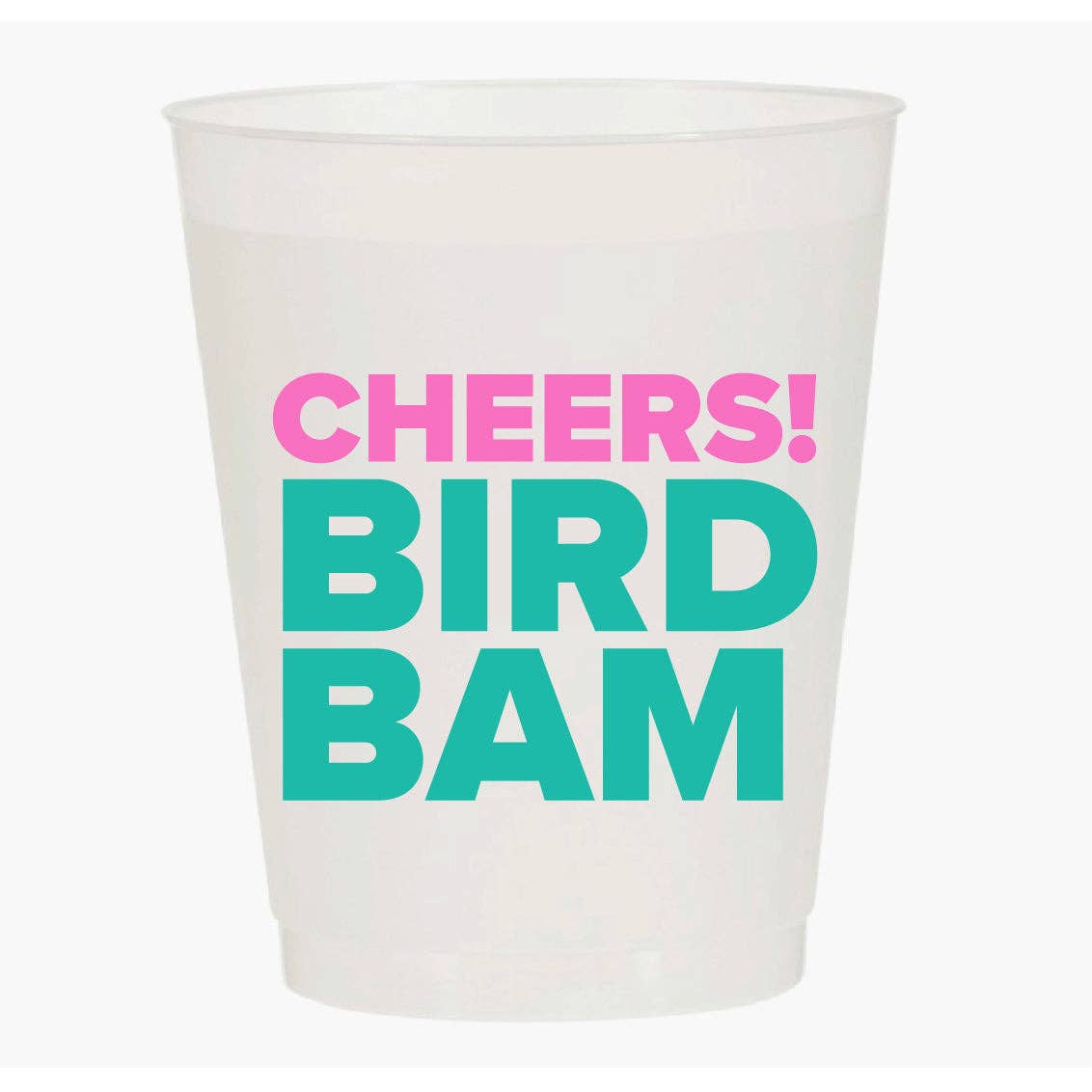 Cheers Bird Bam Shatterproof Cups -Set of 10