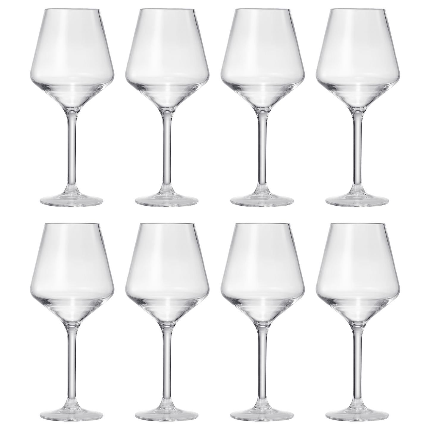 Unbreakable Tritan Wine Glasses Set of 8