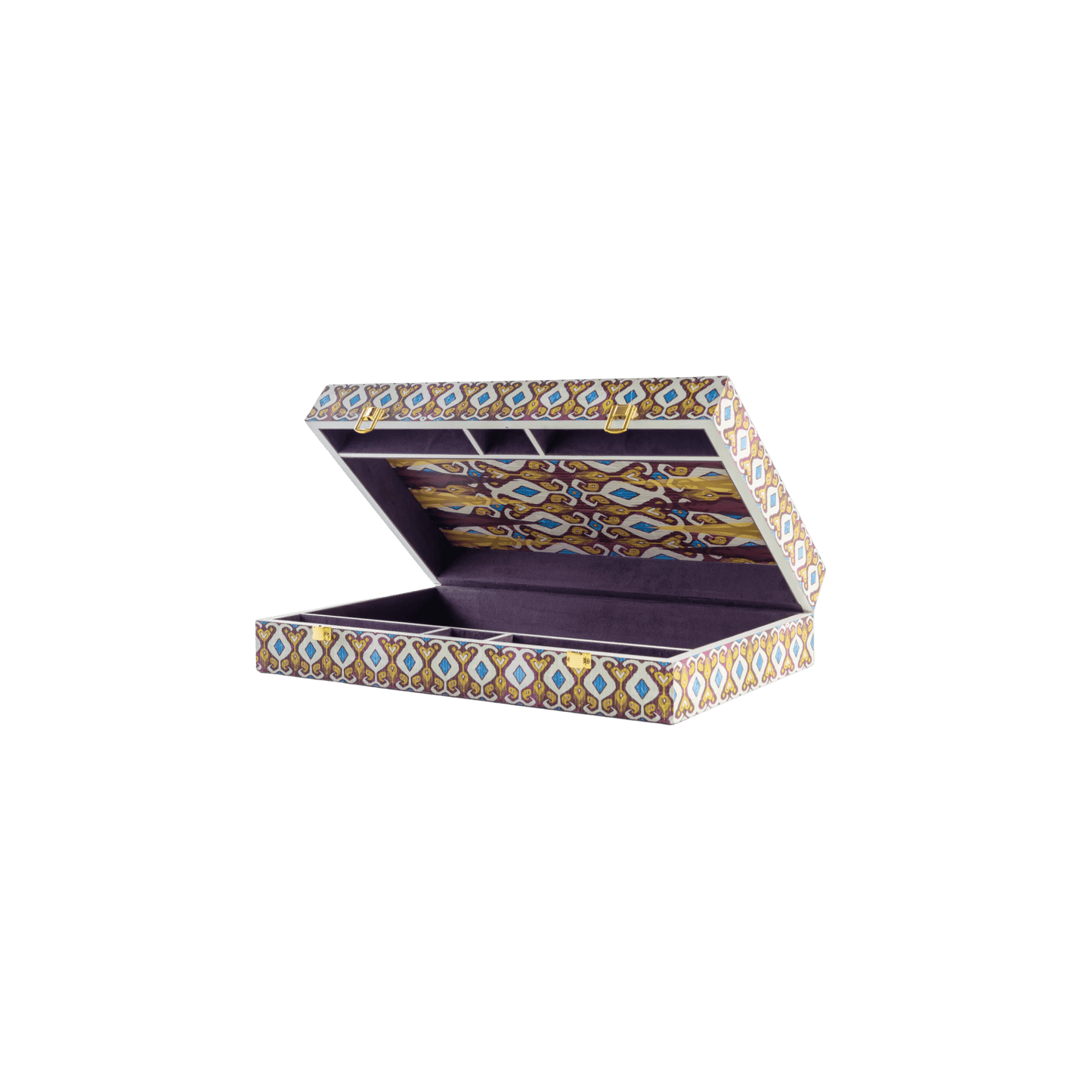 Backgammon Set in Ikat - Hosted by Kelly Gaudreau