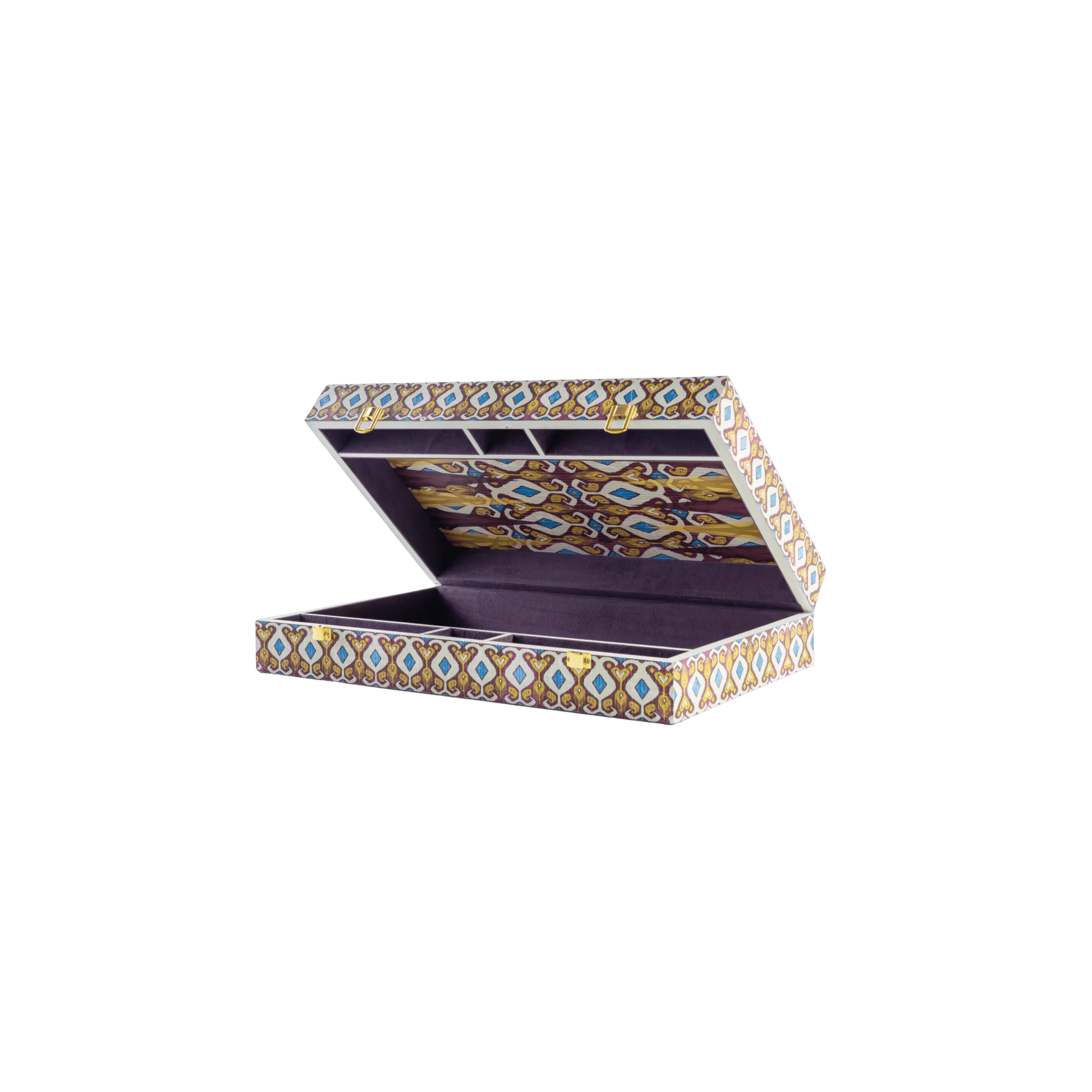 Backgammon Set in Ikat - Hosted by Kelly Gaudreau