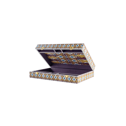 Backgammon Set in Ikat - Hosted by Kelly Gaudreau