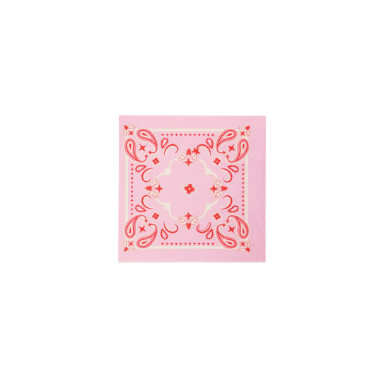 Bandana Paper Cocktail Napkins - Pack of 24 - Hosted by Kelly Gaudreau