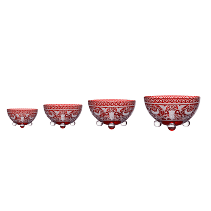 Baroko Large Nesting Bowl - Red - Hosted by Kelly Gaudreau