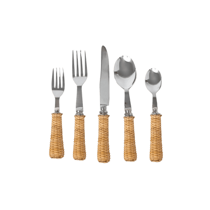Basketweave Five Piece Flatware Set - Hosted by Kelly Gaudreau