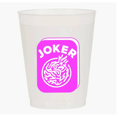 “Hey Good Lookin” Mahjong Shatterproof Cups - Set of 10