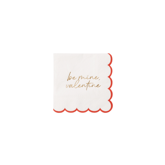 'Be Mine, Valentine' Cocktail Napkins - Set of 20 - Hosted by Kelly Gaudreau