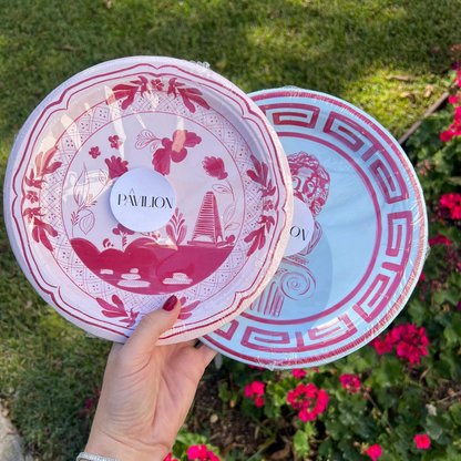 Beachside Pavilion Salad and Dessert Plates - Pack of 8 - Hosted by Kelly Gaudreau