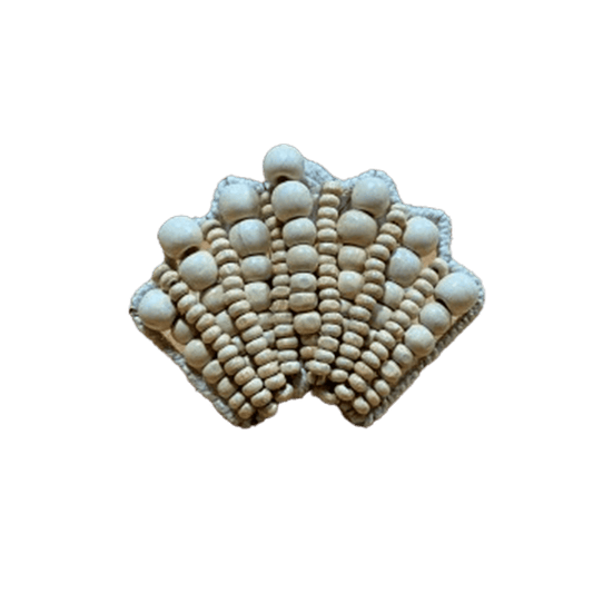 Beaded Napkin Ring - Shell (set of 2) - Hosted by Kelly Gaudreau