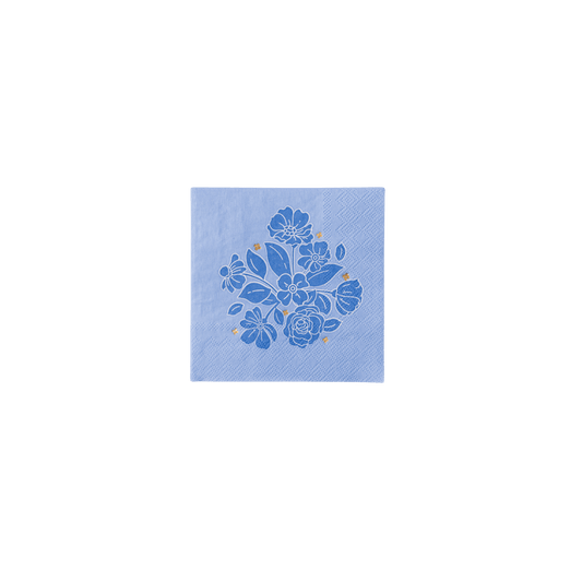 Belle Blue Cocktail Napkins – Set of 20 - Hosted by Kelly Gaudreau