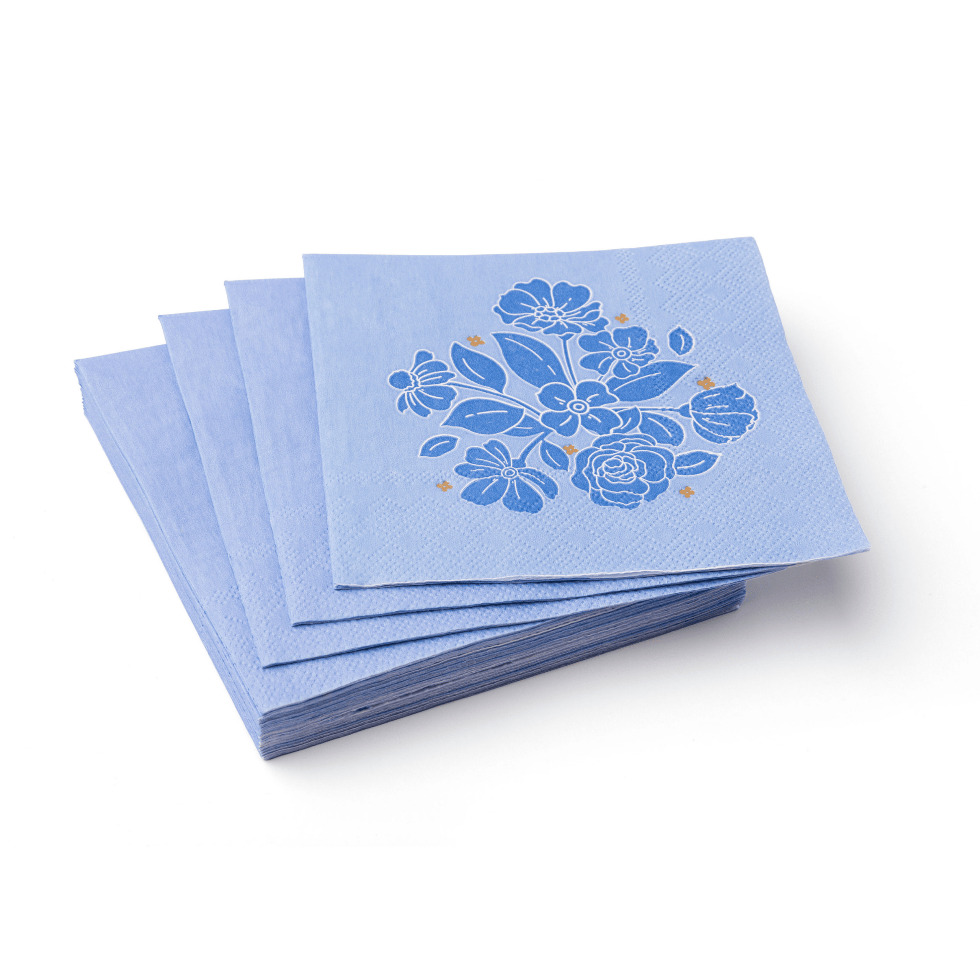 Belle Blue Cocktail Napkins – Set of 20 - Hosted by Kelly Gaudreau