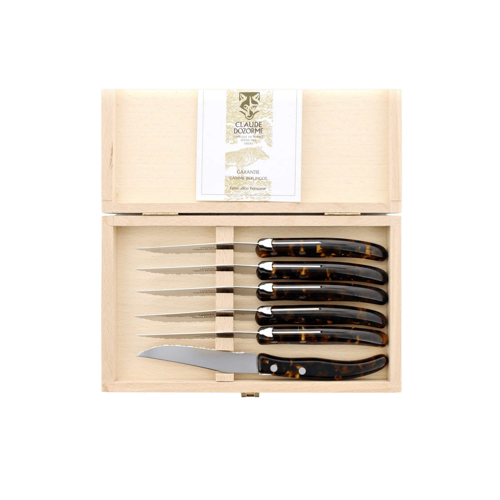 Berlingot 6 - Piece Steak Knife Box Set - Hosted by Kelly Gaudreau