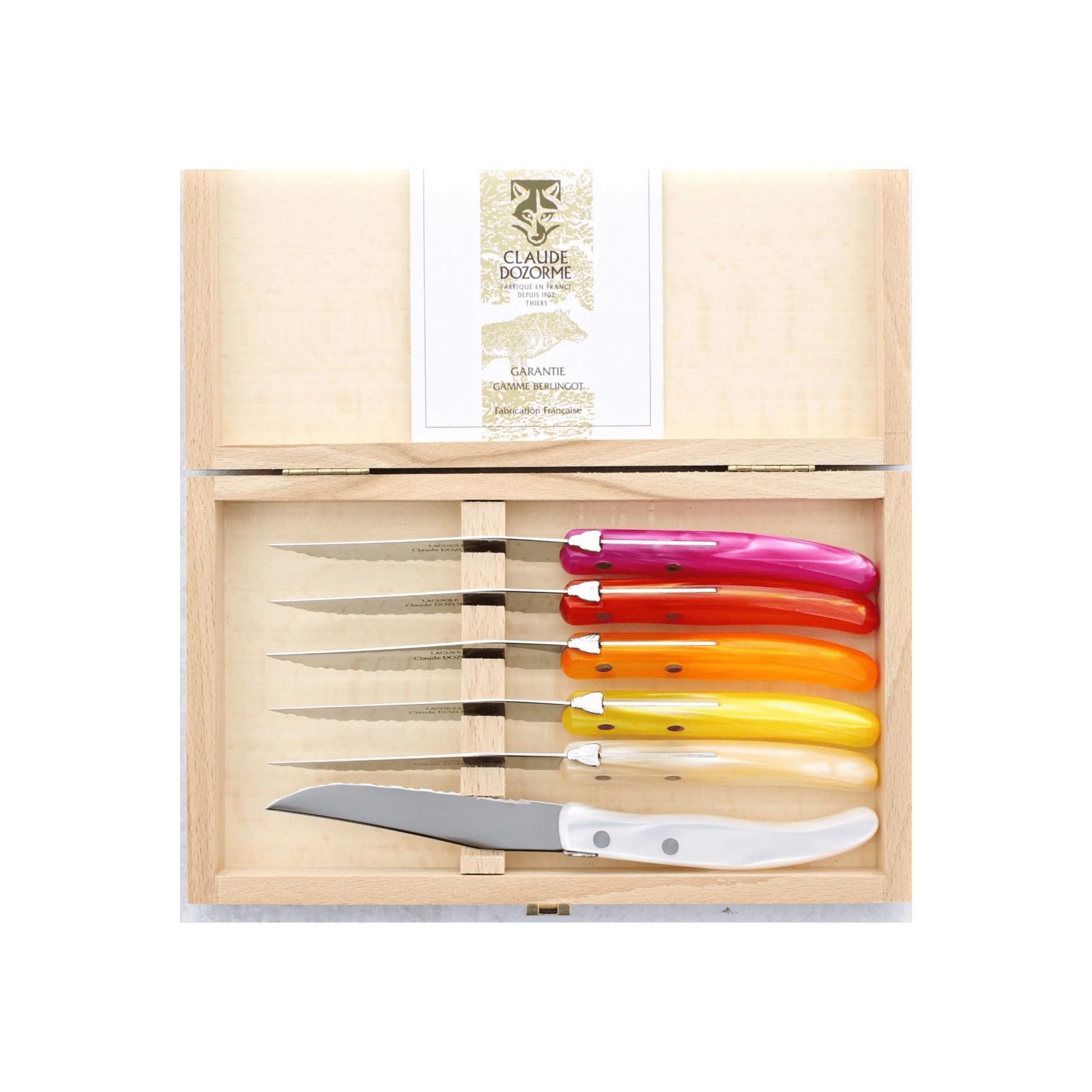 Berlingot 6 - Piece Steak Knife Box Set - Hosted by Kelly Gaudreau