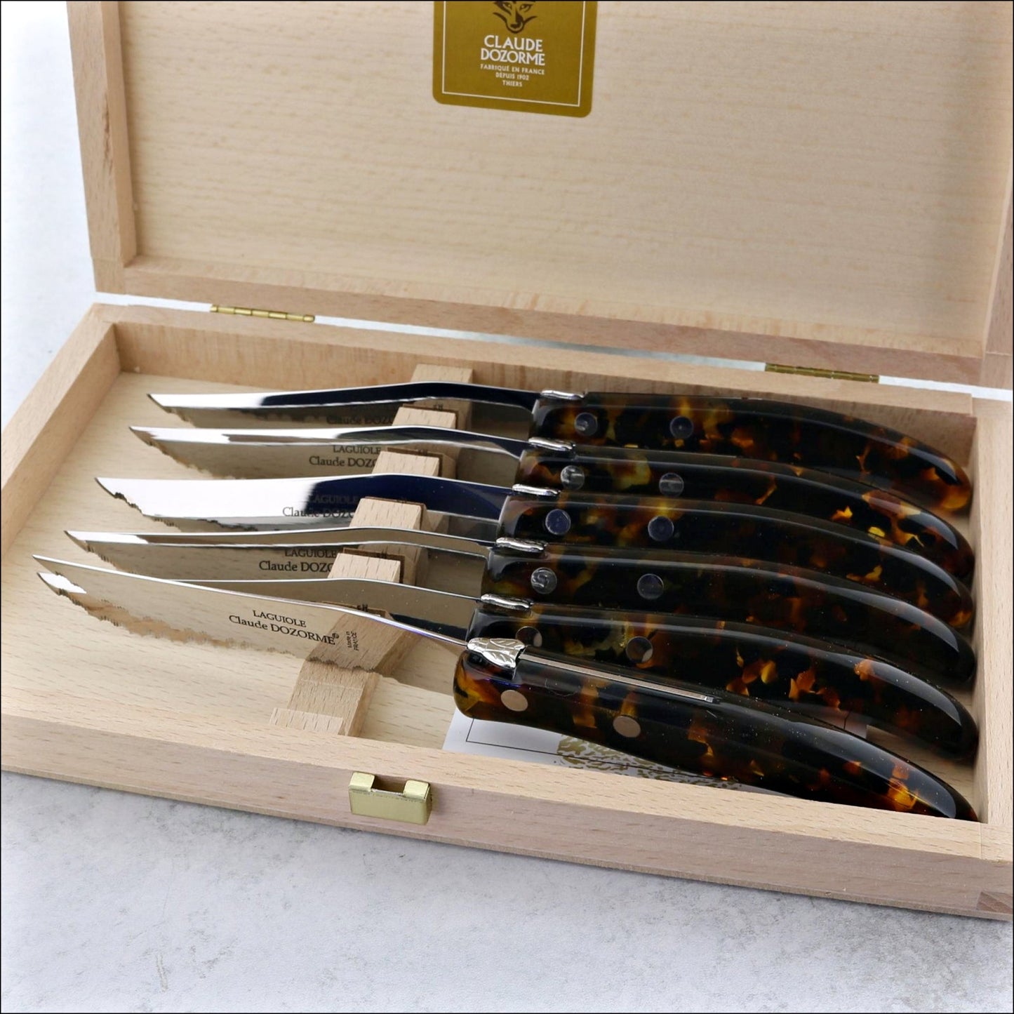 Berlingot 6 - Piece Steak Knife Box Set - Hosted by Kelly Gaudreau