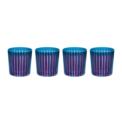 Prism Double Old Fashioned Glasses - Set of 4