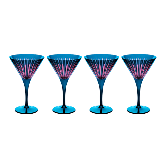 Prism Martini Glasses - Set of 4