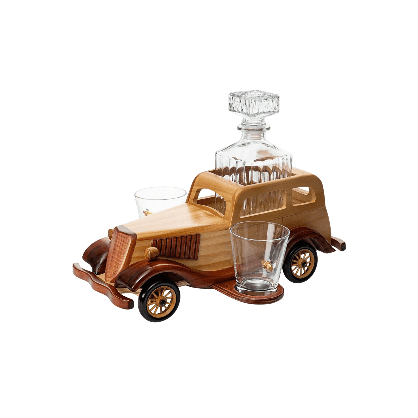 Bonnie & Clyde Car Whiskey Decanter Set - Hosted by Kelly Gaudreau