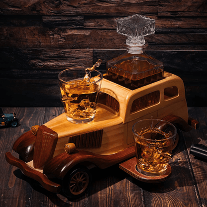 Bonnie & Clyde Car Whiskey Decanter Set - Hosted by Kelly Gaudreau