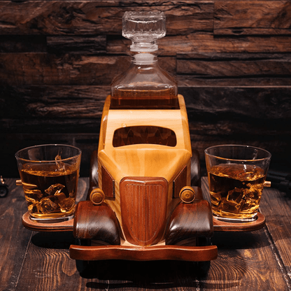 Bonnie & Clyde Car Whiskey Decanter Set - Hosted by Kelly Gaudreau