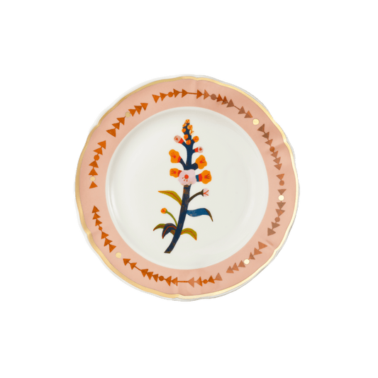 Botanica Pink Dessert plate - Hosted by Kelly Gaudreau