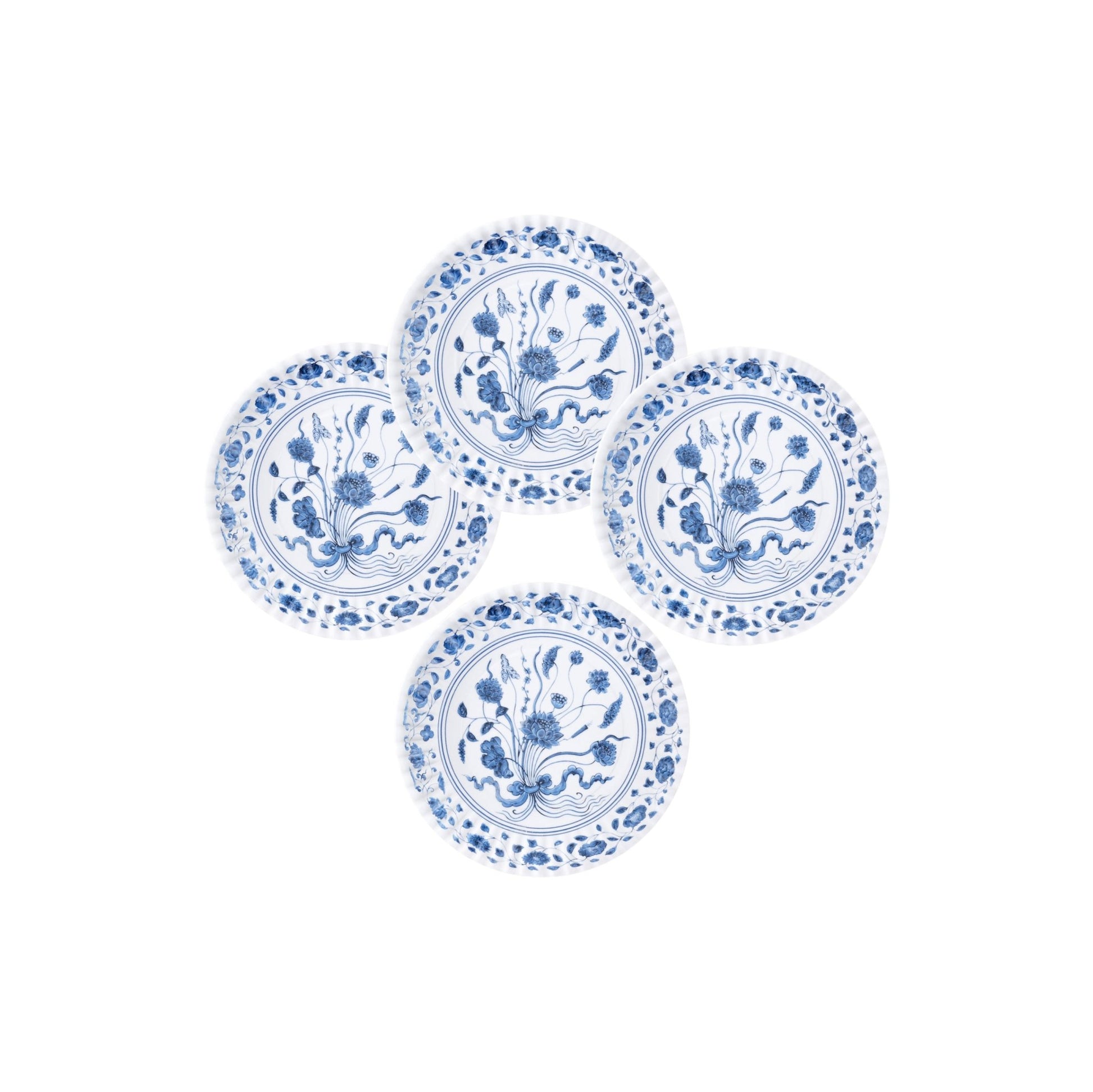 Botanical Melamine "Paper" Plate Set of 4 - Hosted by Kelly Gaudreau