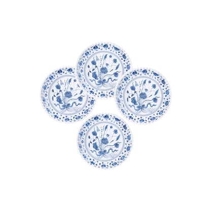 Botanical Melamine "Paper" Plate Set of 4 - Hosted by Kelly Gaudreau