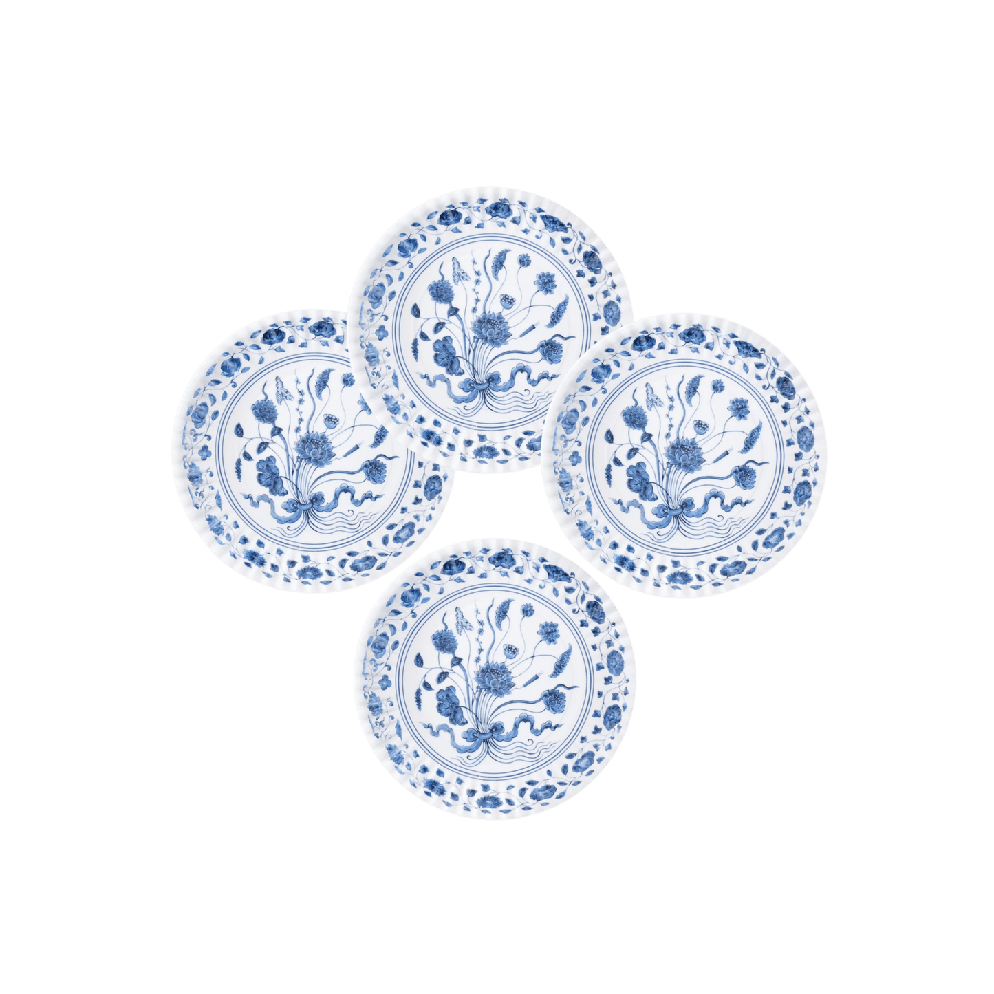 Botanical Melamine "Paper" Plate Set of 4 - Hosted by Kelly Gaudreau