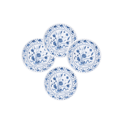 Botanical Melamine "Paper" Plate Set of 4 - Hosted by Kelly Gaudreau