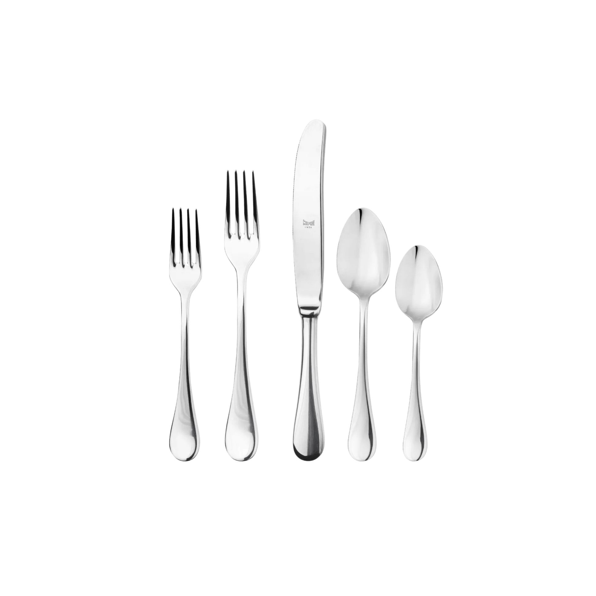 Brescia Mirror Stainless Steel 5 Piece Flatware Set - Hosted by Kelly Gaudreau