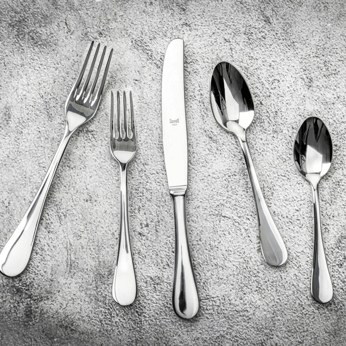 Brescia Mirror Stainless Steel 5 Piece Flatware Set - Hosted by Kelly Gaudreau