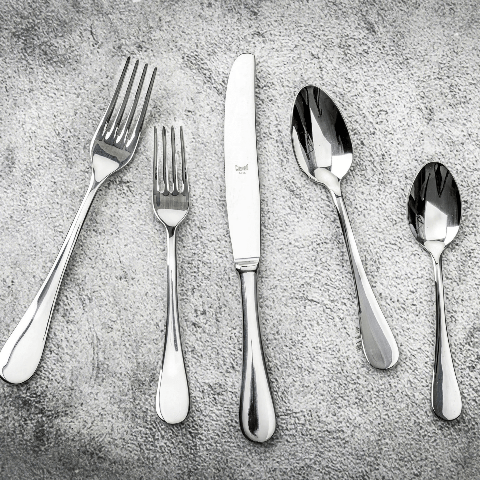 Brescia Mirror Stainless Steel 5 Piece Flatware Set - Hosted by Kelly Gaudreau