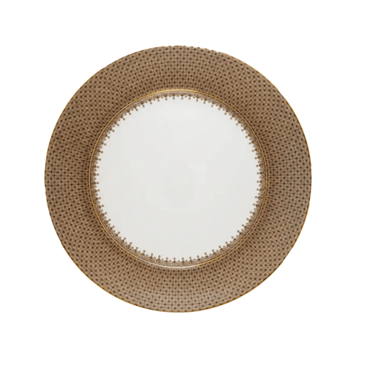 Brown Lace Service Plate - Hosted by Kelly Gaudreau