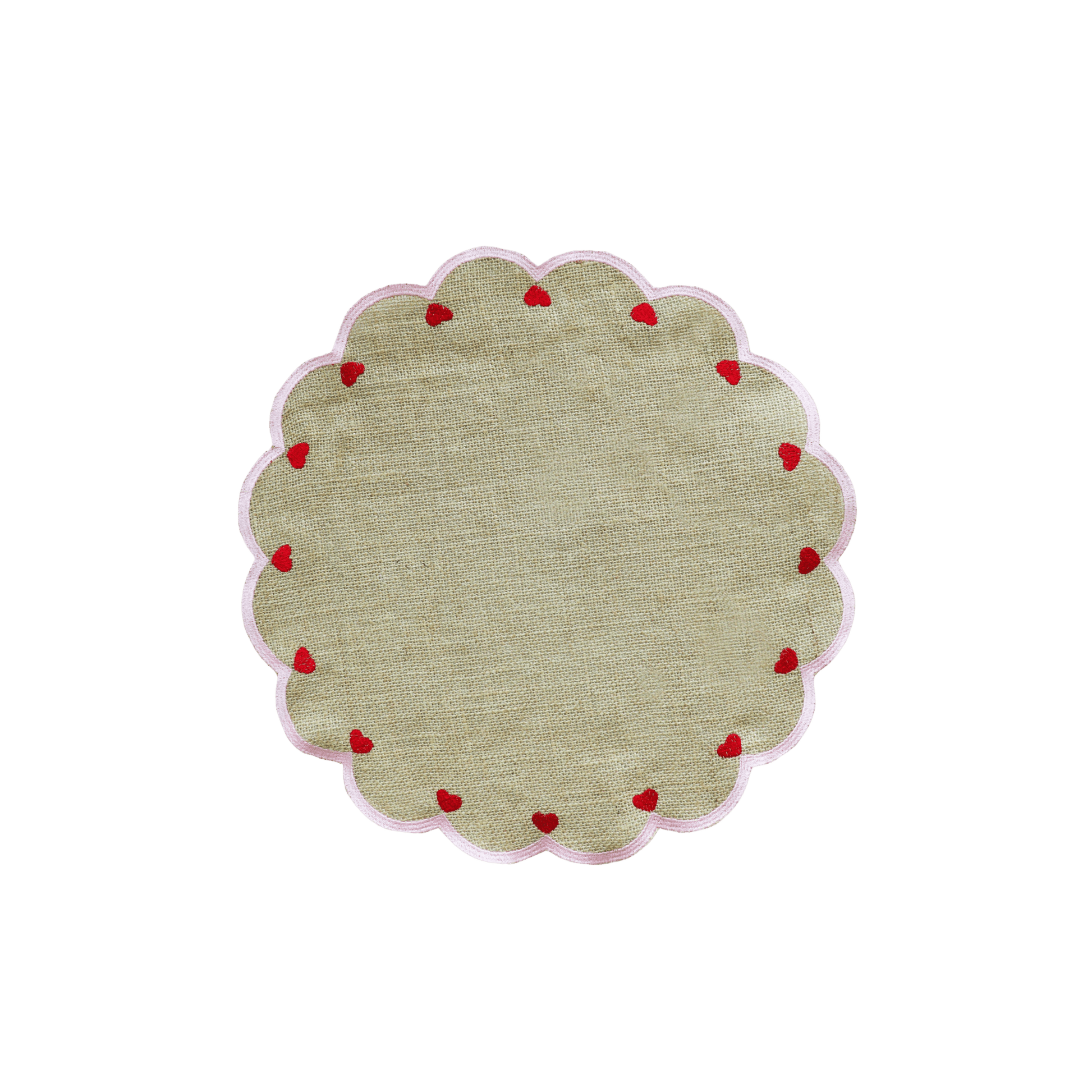 Burlap Valentine's Placemat - Hosted by Kelly Gaudreau