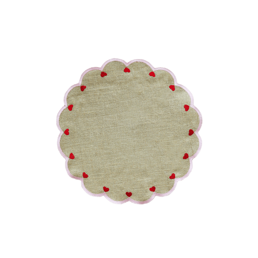 Burlap Valentine's Placemat - Hosted by Kelly Gaudreau