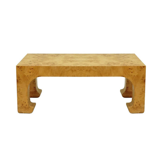 Burlwood Pagoda Coffee Table - Hosted by Kelly Gaudreau