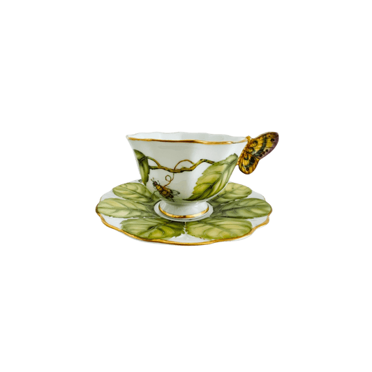 Butterfly Handle Cup and Saucer - Hosted by Kelly Gaudreau