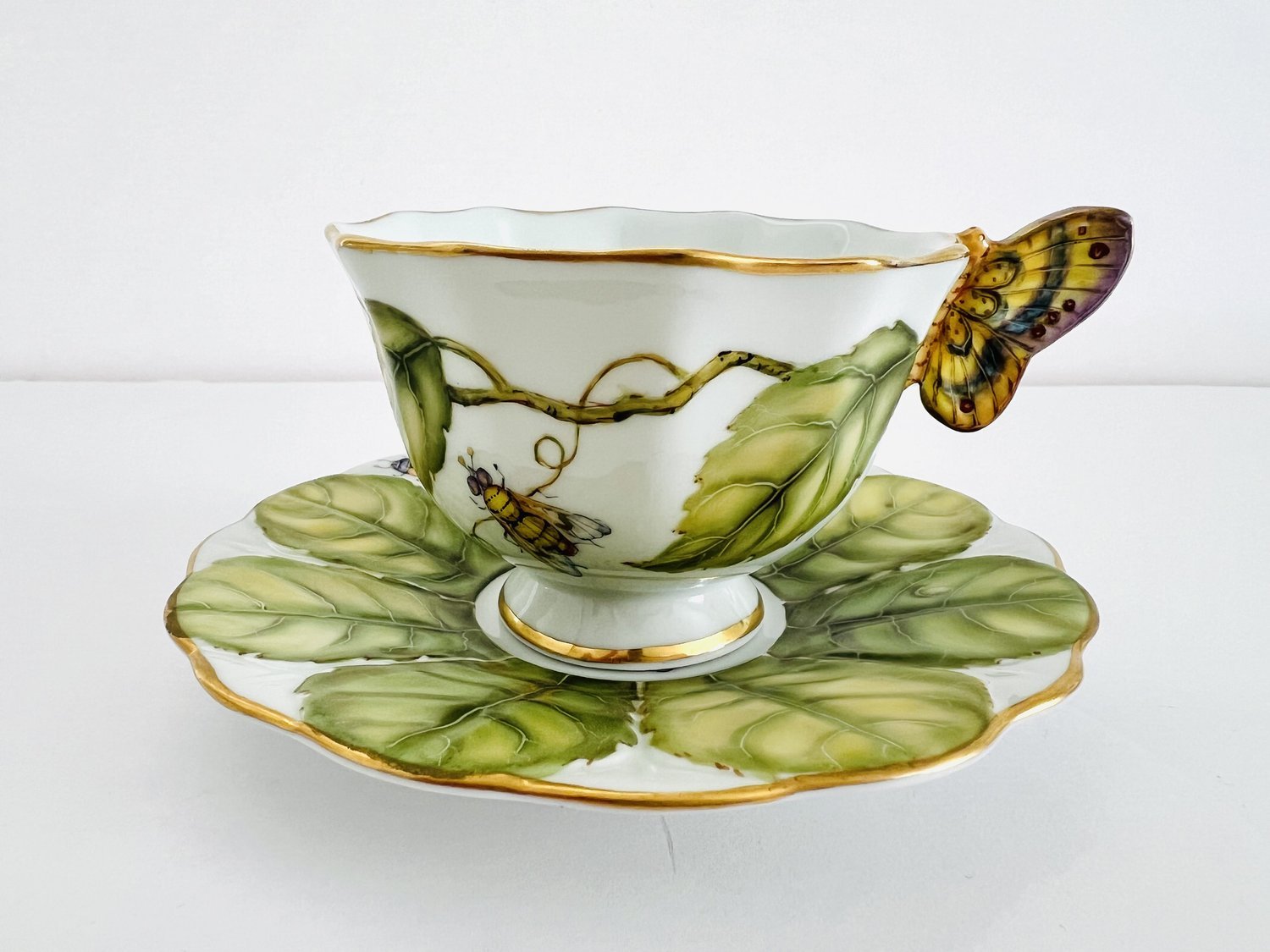 Butterfly Handle Cup and Saucer - Hosted by Kelly Gaudreau