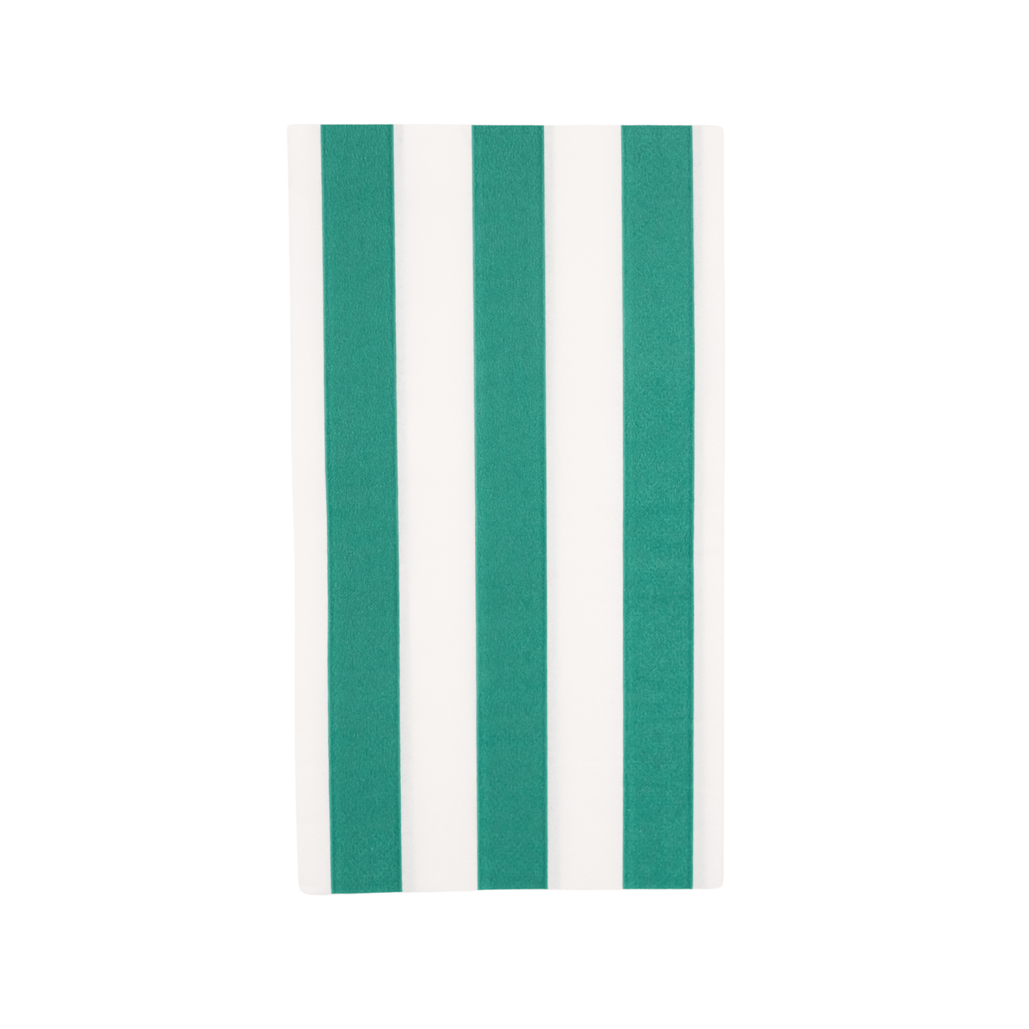 Cabana Stripe Guest Towels in Emerald Green - Set of 15 - Hosted by Kelly Gaudreau