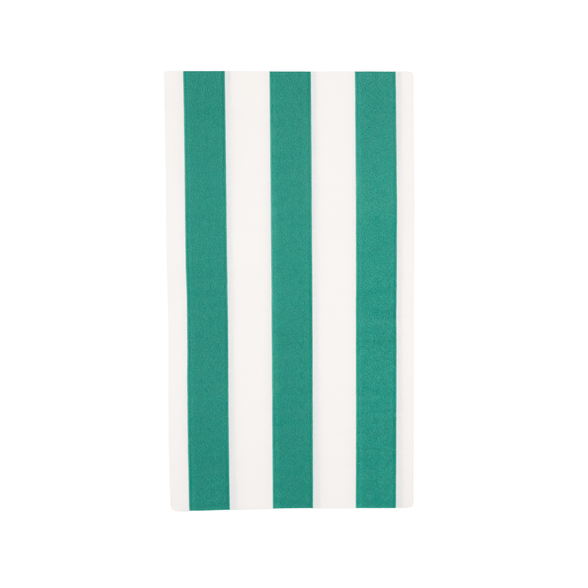 Cabana Stripe Guest Towels in Emerald Green - Set of 15 - Hosted by Kelly Gaudreau