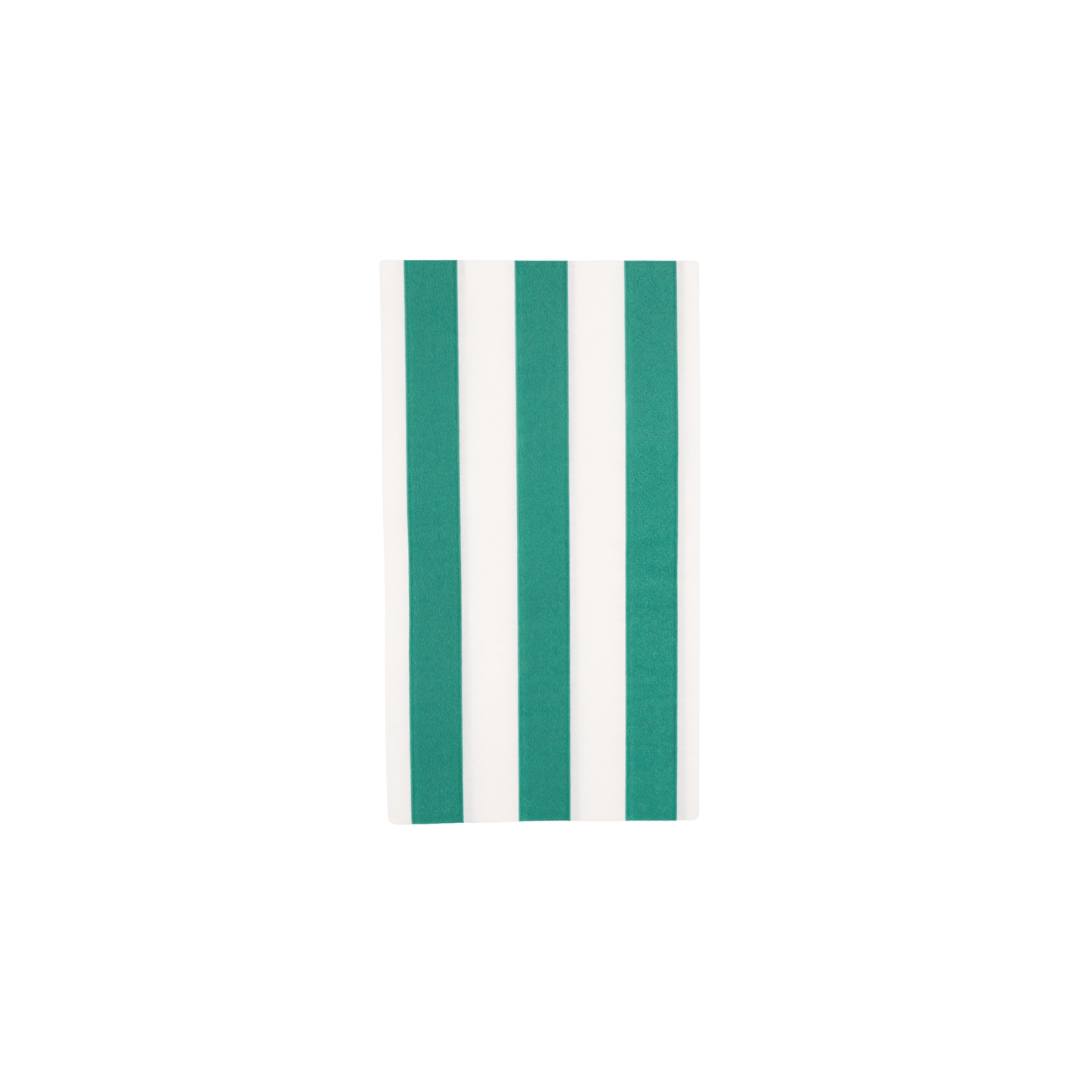 Cabana Stripe Guest Towels in Emerald Green - Set of 15 - Hosted by Kelly Gaudreau