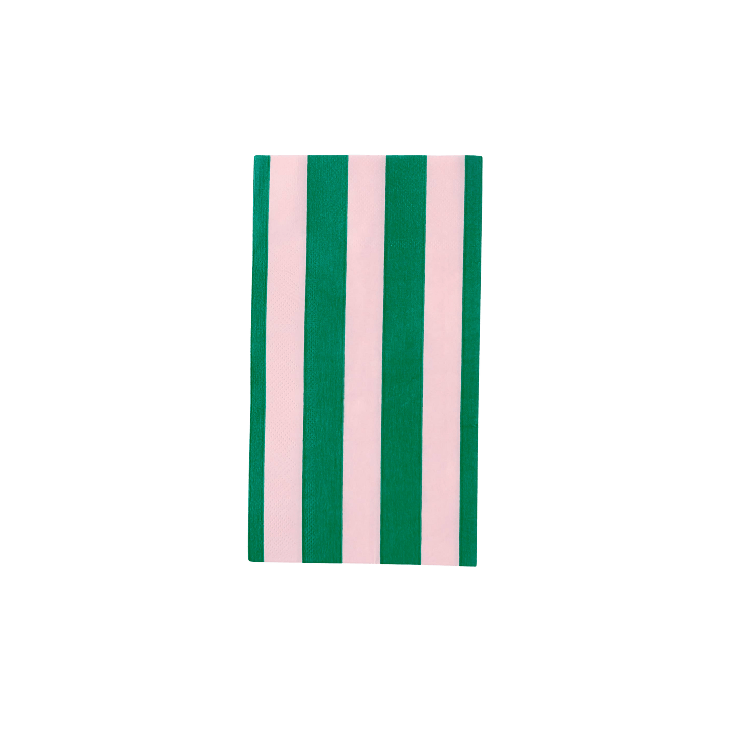Cabana Stripe Guest Towels in Pink and Green - Set of 20 - Hosted by Kelly Gaudreau