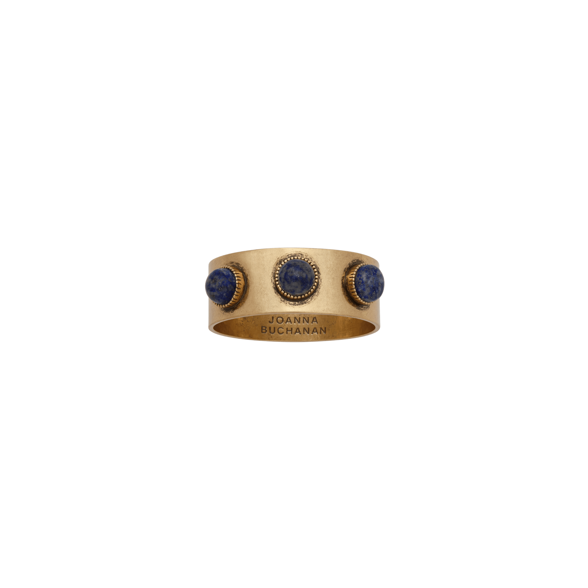 Cabochon Napkin Rings in Lapis Lazuli Set of 4 - Hosted by Kelly Gaudreau