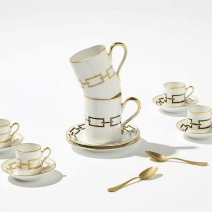 Cachemire Catene Coffee Saucer - Hosted by Kelly Gaudreau