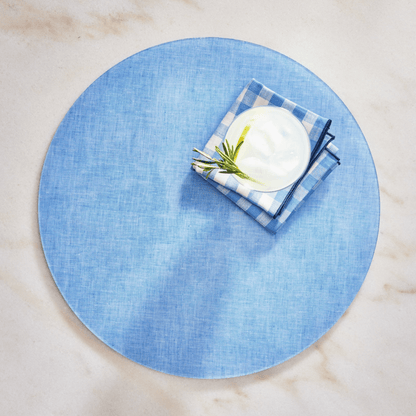Campbell Blue Chambray Placemat - Set of 4 - Hosted by Kelly Gaudreau