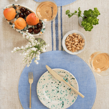 Campbell Blue Chambray Placemat - Set of 4 - Hosted by Kelly Gaudreau