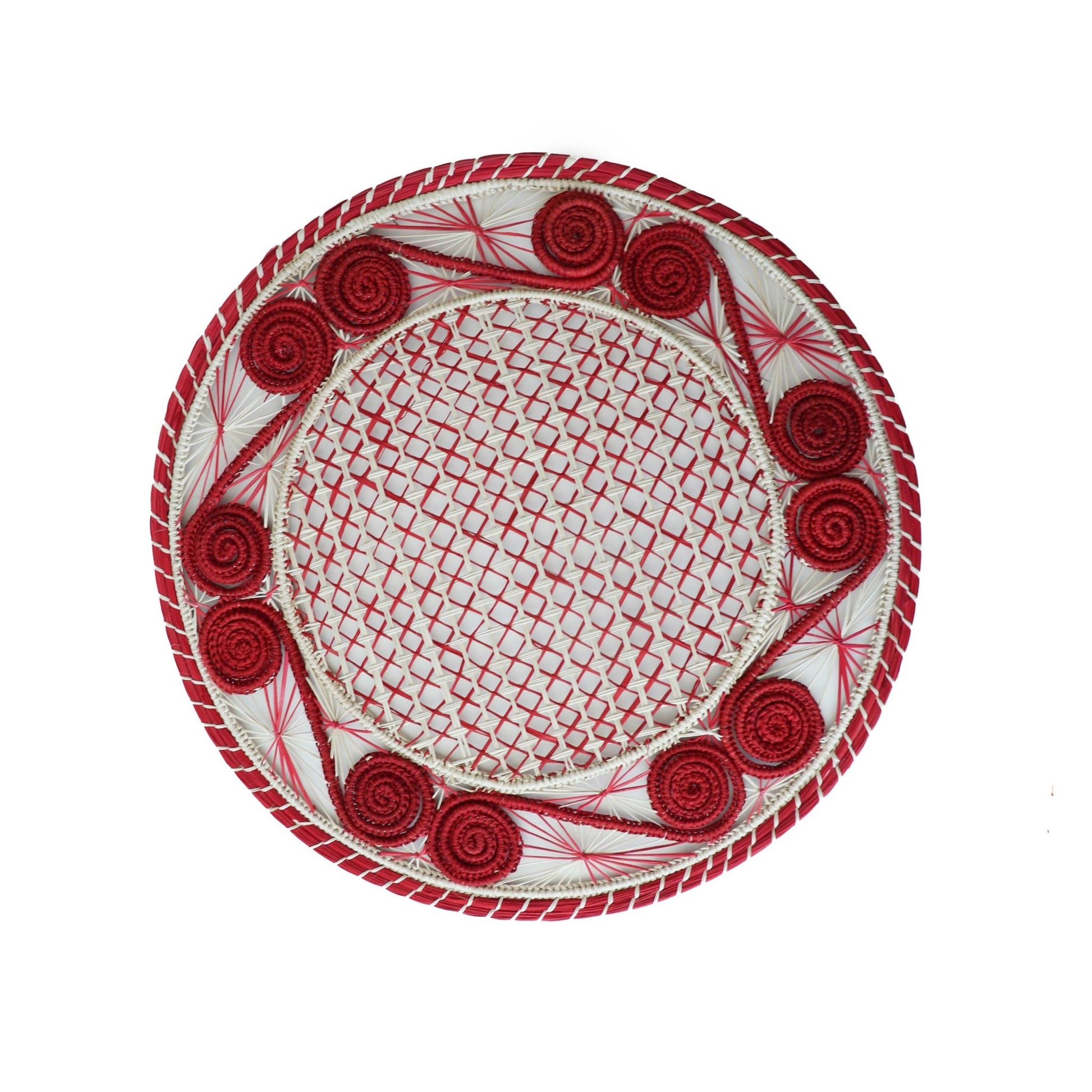 Caracoli Colored Placemat in Red - Hosted by Kelly Gaudreau