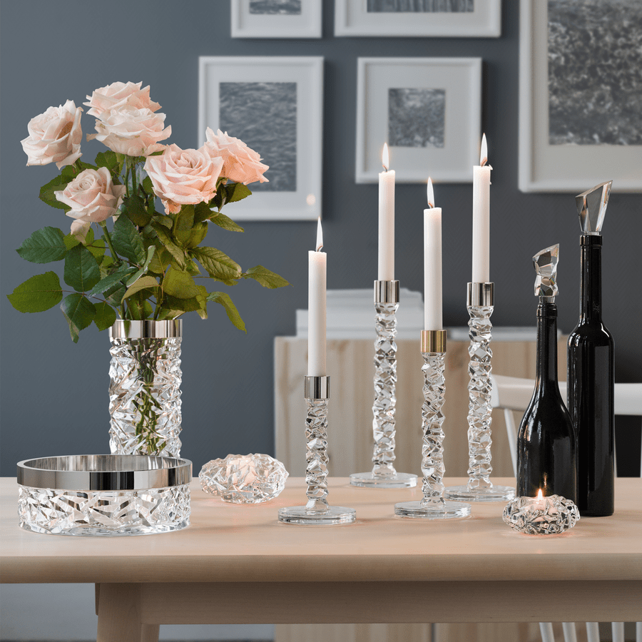 Carat Candlestick Brass Medium - Set of 2 - Hosted by Kelly Gaudreau