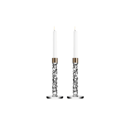 Carat Candlestick Brass Medium - Set of 2 - Hosted by Kelly Gaudreau