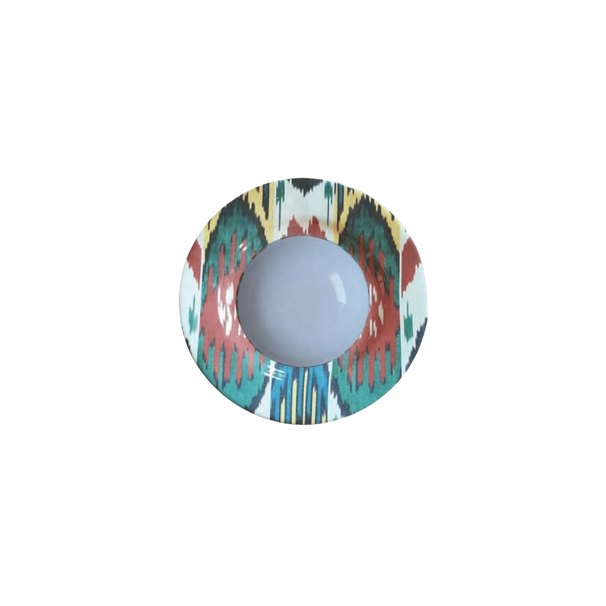 Ceramic Ikat Pasta Plate in Multi - Hosted by Kelly Gaudreau