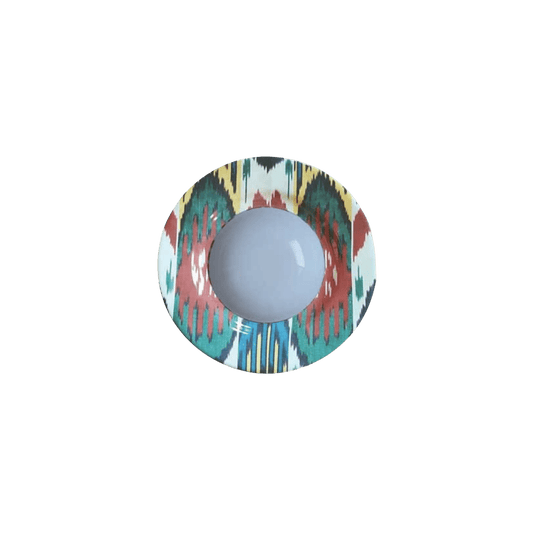 Ceramic Ikat Pasta Plate in Multi - Hosted by Kelly Gaudreau