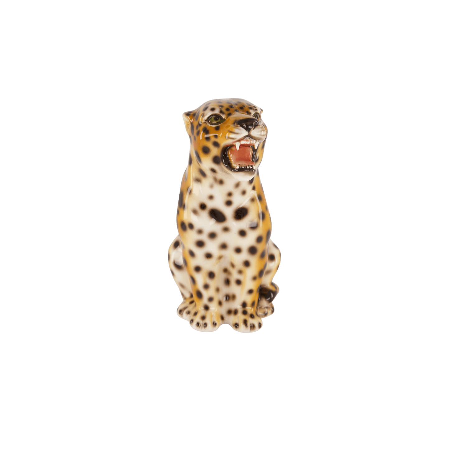 Ceramic Jungle Leopard Candlestick Holder - Hosted by Kelly Gaudreau